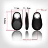Pet Intelligent Mini Tracker; Anti Loss Tracker Alarm Locator For Dogs & Cats; Wallet Key Tracker; with battery - White - with battery inside