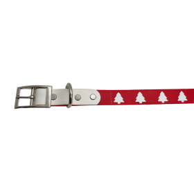 Biothane Buckle Dog Collar (Color: Christmas Tree, size: XXL 19-21 inches)