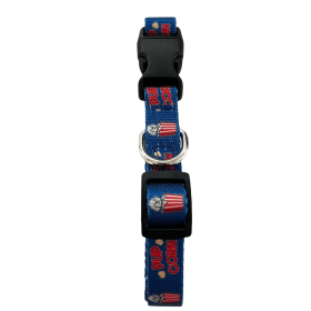 Pet Collars  (Pupcorn Print Style) (size: medium)