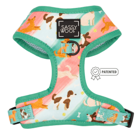 Adjustable Harness (Color: Oodles of Doodles, size: large)