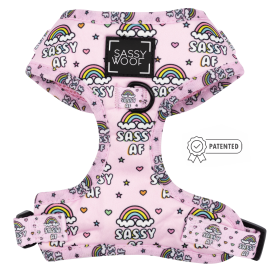 Adjustable Harness (Color: Sassy AF, size: medium)