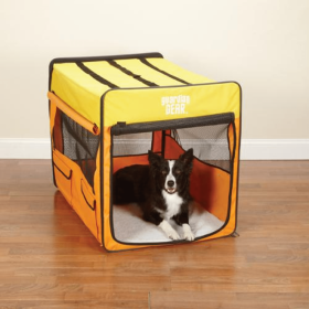 Guardian Gear Collapsible Crate (Color: Yellow, size: large)