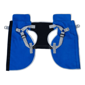 2-in-1 Travel Dog Vest With Built In Harness (Color: Royal Blue, size: medium)