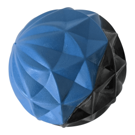 Geometric Design Textured Ball Dog Chew Toy (size: large)