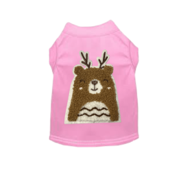 Cuddle Antler Bear (Color: Pink, size: X Small)