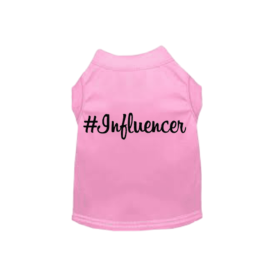 #Influencer Shirt (Color: Pink, size: small)