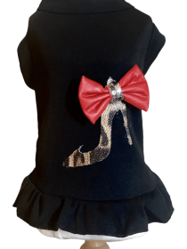 Loubarkin Panthera Dress (Color: Black, size: X Large)