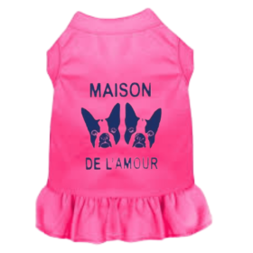 Maison De L' Amour (Color: Hot Pink, size: X Large)