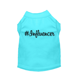 #Influencer Shirt (Color: Aqua, size: 3X Large)