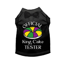 Official King Cake Tester (Color: Black, size: small)
