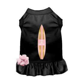 Aloha Surf Dog Dress (Color: Black, size: X Large)