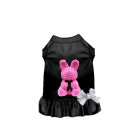 Rose Bunny Loves Me (Color: Black, size: X Small)