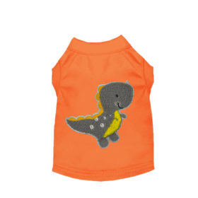 Baby Dino Tee (Color: Orange, size: X Small)