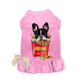 Frenchie- Fries (Color: Pink, size: medium)