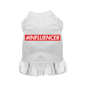#INFLUENCER (Color: White, size: X Large)