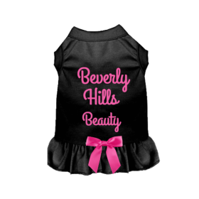 Beverly Hills Beauty Dog Dress (Color: Black, size: 2X Large)