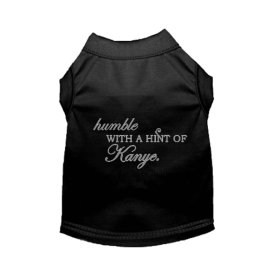 Humble with a Hint of Kanye (Color: Black, size: large)