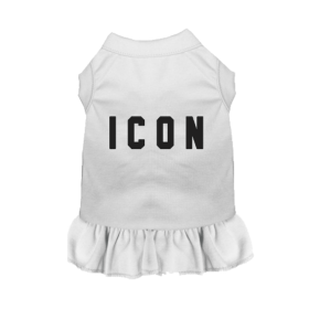 I C O N (Color: White, size: X Small)