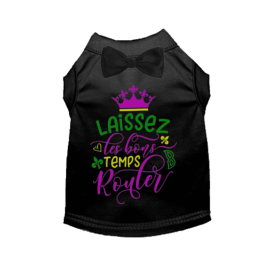 LAISSEZ LES BONS TEMPS ROULER (Color: Black, size: X Large)