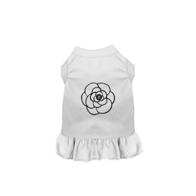 Cameilla Casual Dress (Color: White, size: X Large)
