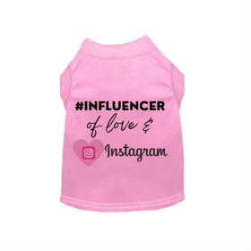 #INFLUENCER of Love & Instagram (Color: Pink, size: X Large)