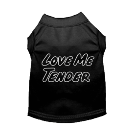 Love Me Tender- Dog Shirt (size: 2XL)