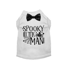 Spooky Little Man Dog Shirt (size: L)