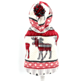 "Through the Woods" Luxe Fleece Blanket Hoodie w/ Pom Pom (size: MD)