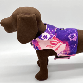 DCNY Purple Hibiscus Vest (size: SM)