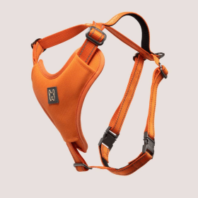 NANDOG Neoprene Sport Dog Harness (Color: Orange, size: small)