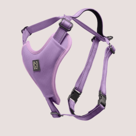 NANDOG Neoprene Sport Dog Harness (Color: Lilac, size: large)